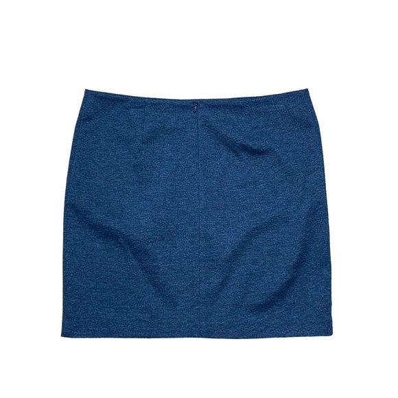 New York & Company Sz 10 Stretch Rayon Dark Gray Pencil Skirt‎ Elastic Waist - Picture 4 of 4